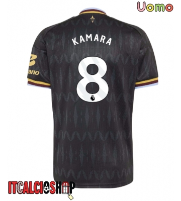 Aston Villa Boubacar Kamara #8 Seconda Maglia 2026-27 Manica Corta